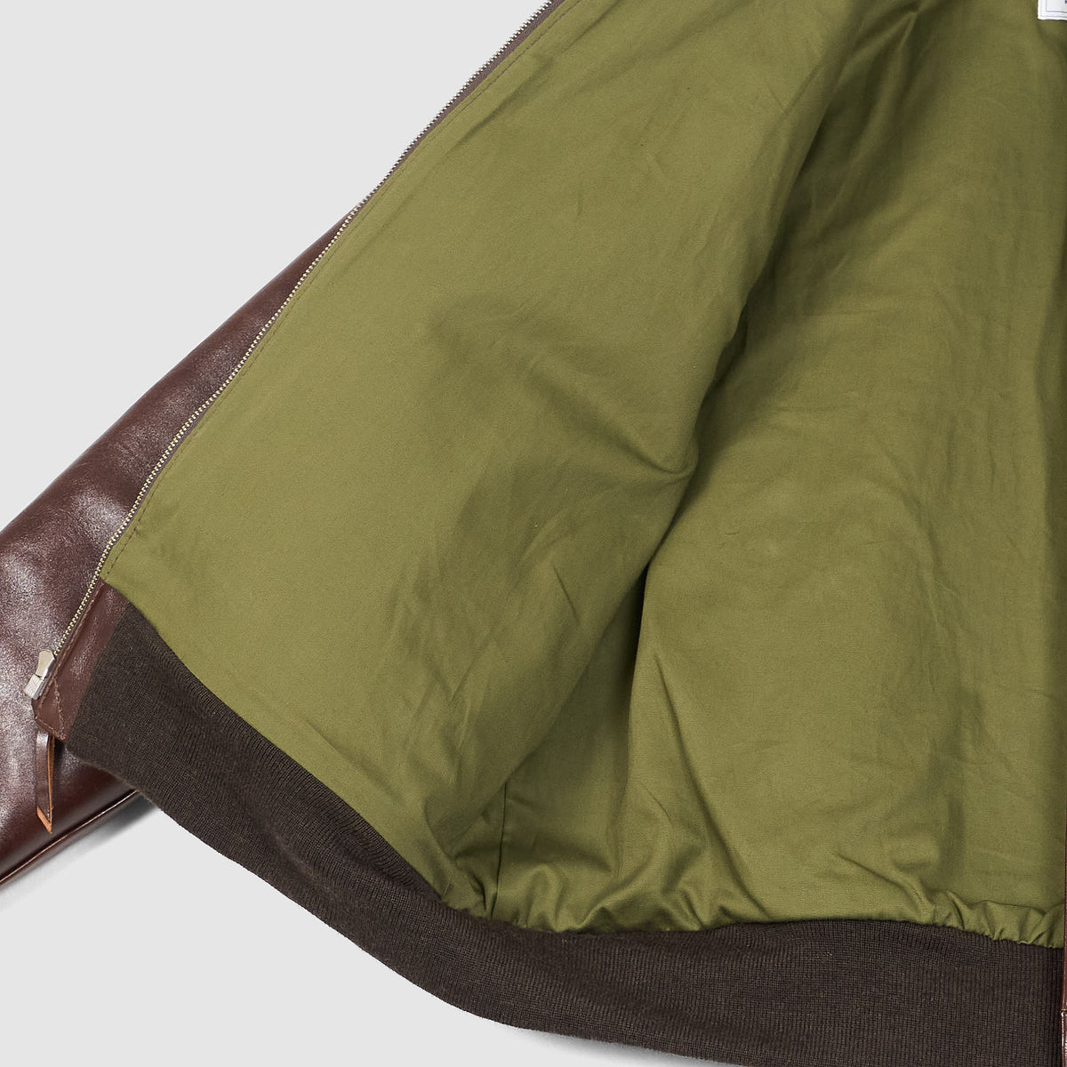 Y'2 Leather A-2 Vegetable Tanned Horse Leather Jacket