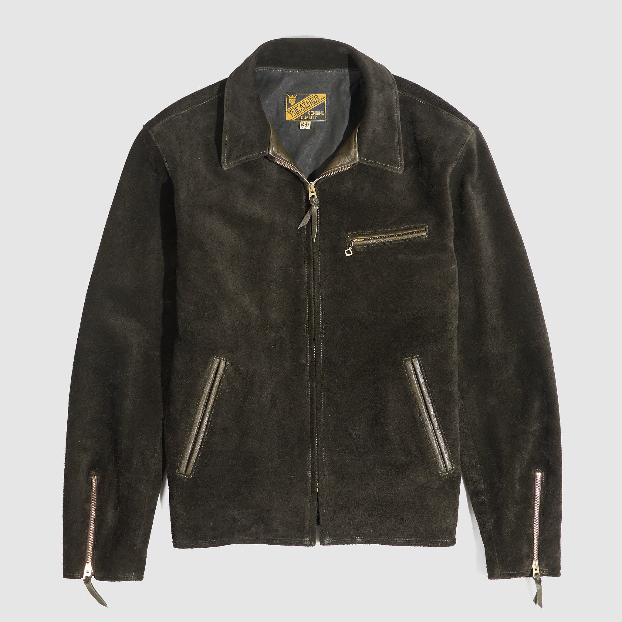 Y'2 Leather Roughout Steer Leather Jacket - DeeCee style