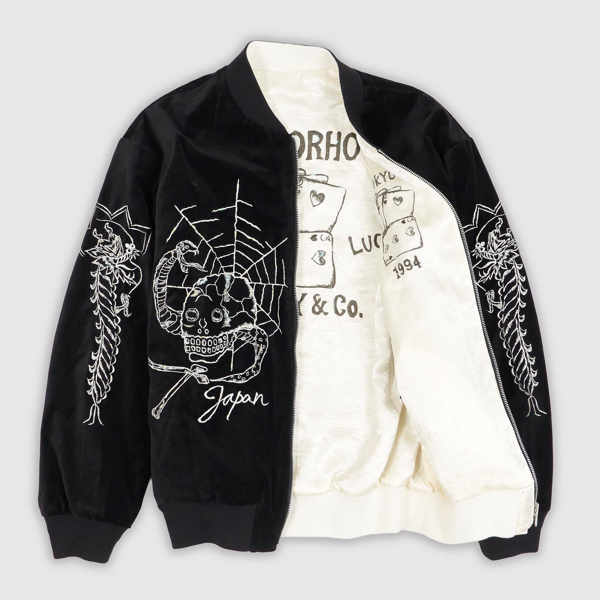 NEIGHBORHOOD SOUVENIR JACKET Ｌ　新品未使用 NEIGHBORHOOD Souvenir Jacket - Reversible velveteen & vintage