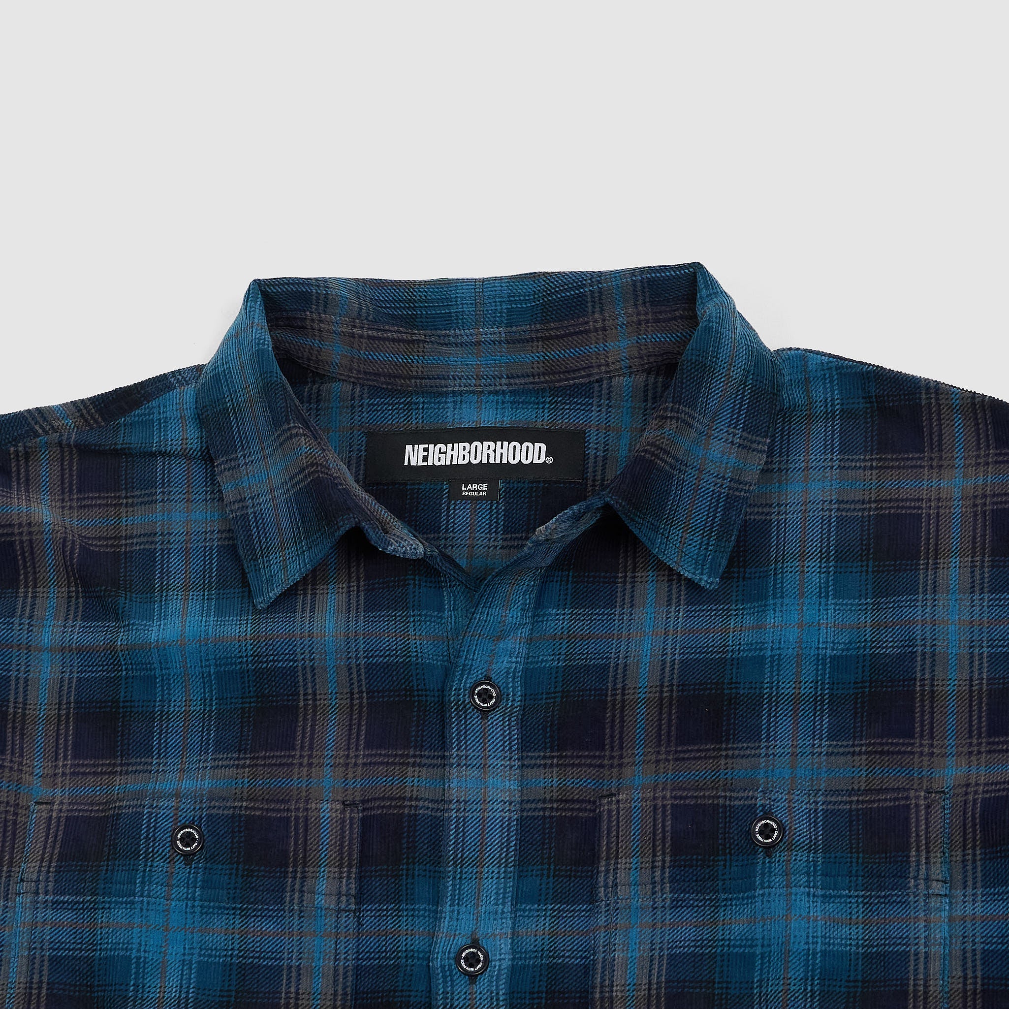 Neighborhood Checked Corduroy Shirt - DeeCee style
