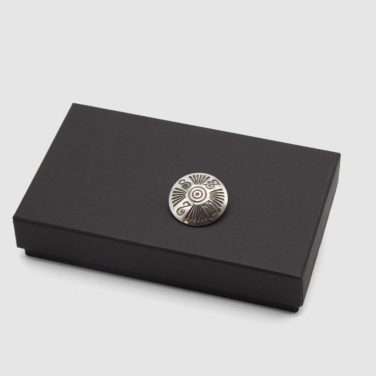 South2 West8 Sterling Concho Button