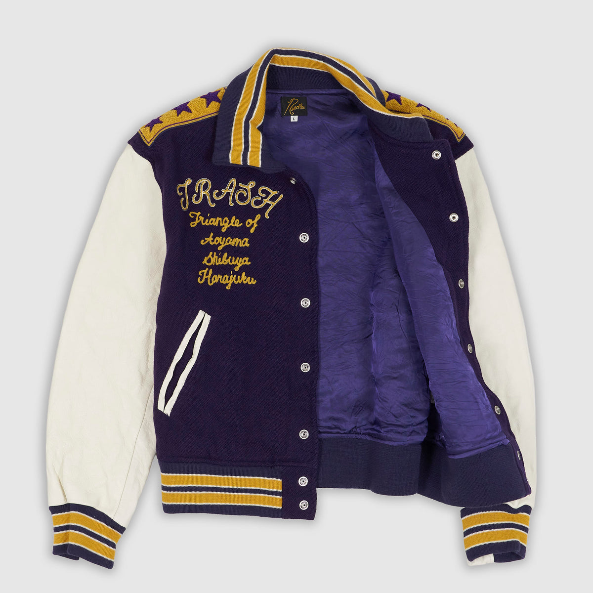 Needles Japan Letterman Wool Varsity Jacket