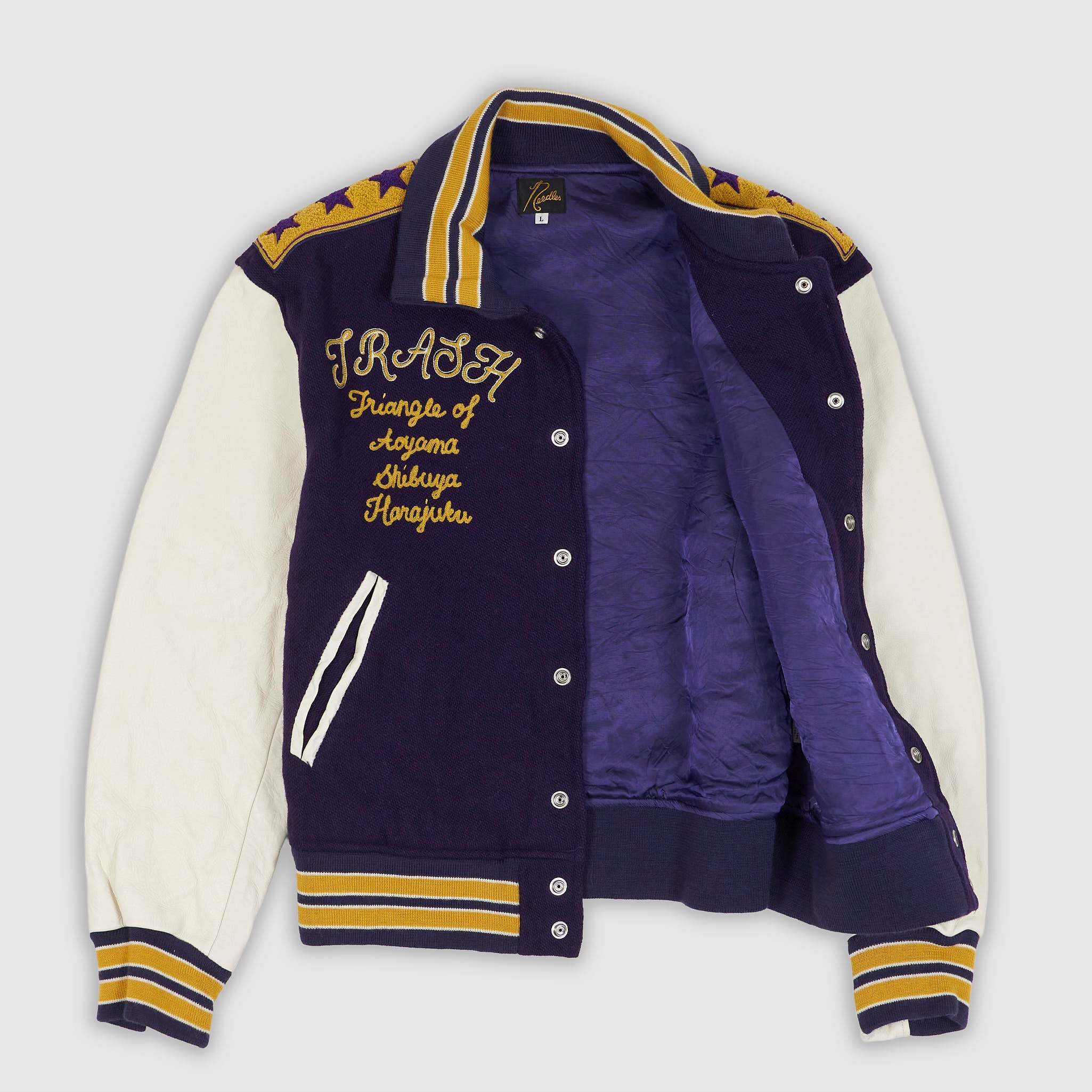 Needles Japan Letterman Wool Varsity Jacket - DeeCee style