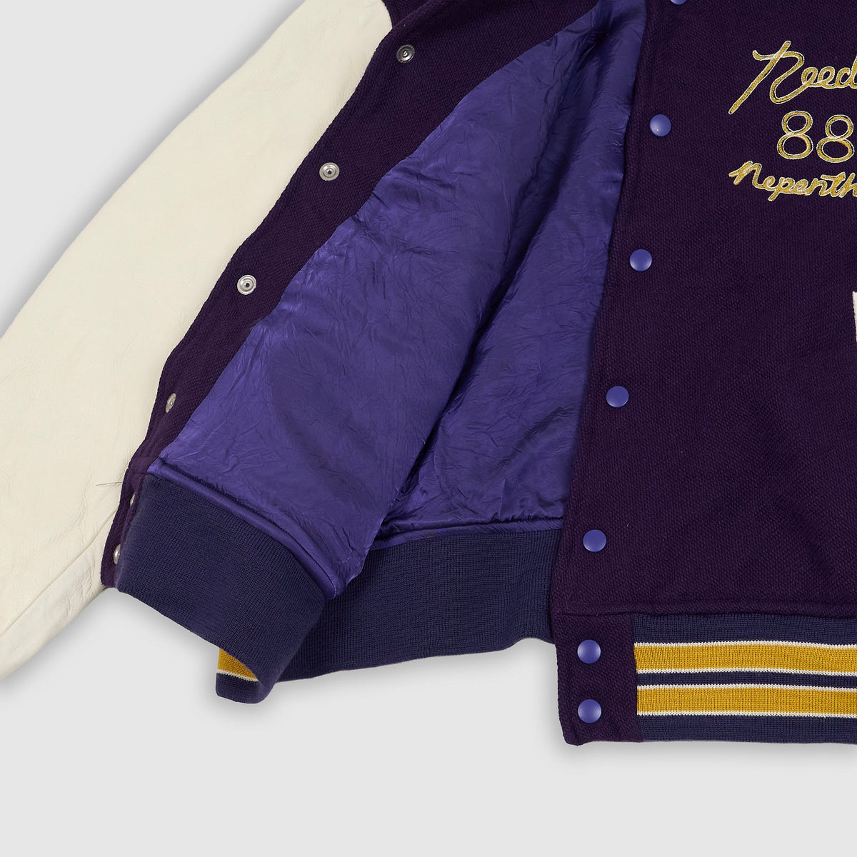 Needles Japan Letterman Wool Varsity Jacket