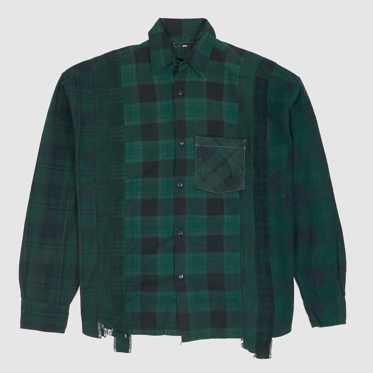 Needles Japan Rebuild 7 Cuts Flannel Shirt