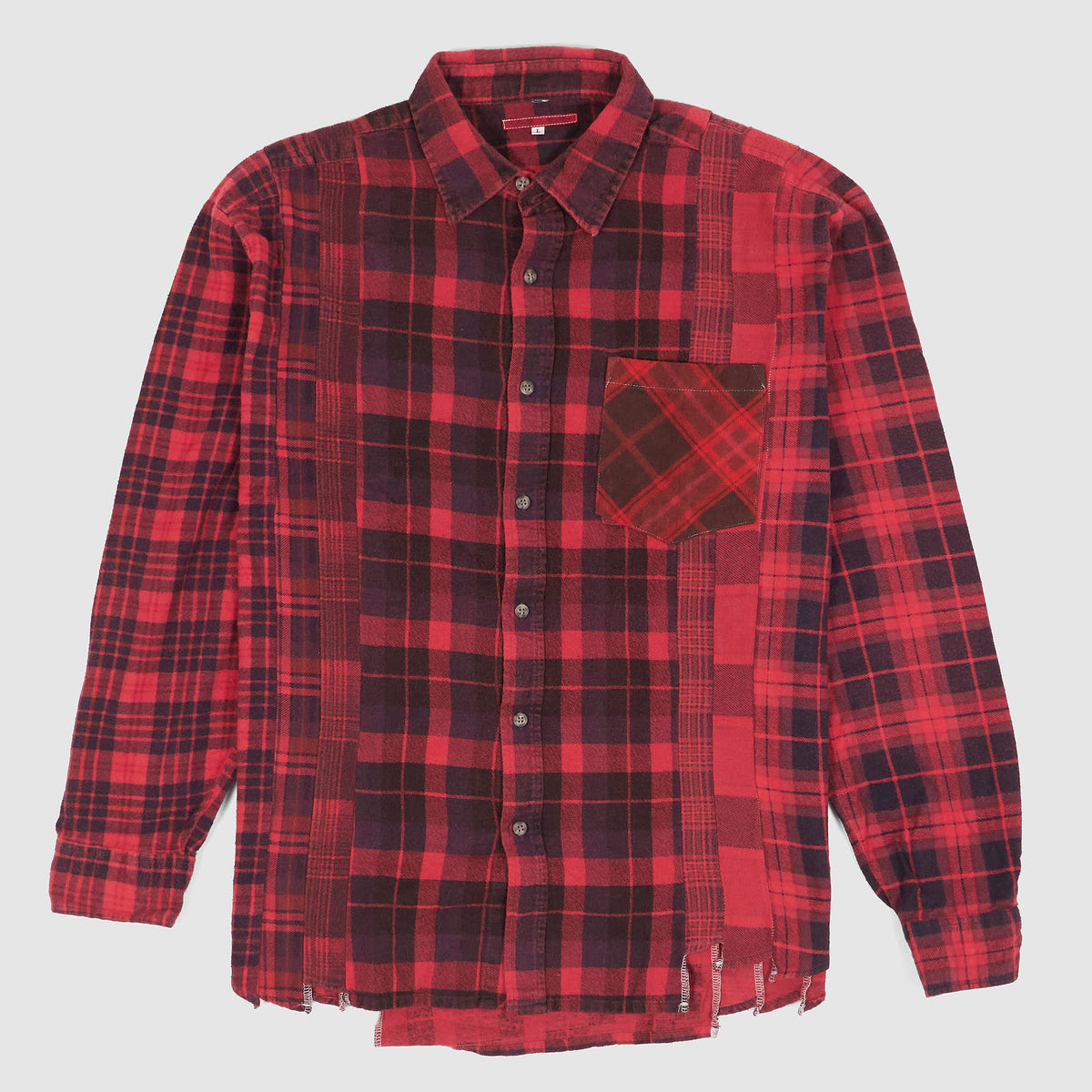 Needles Japan Rebuild 7 Cuts Flannel Shirt