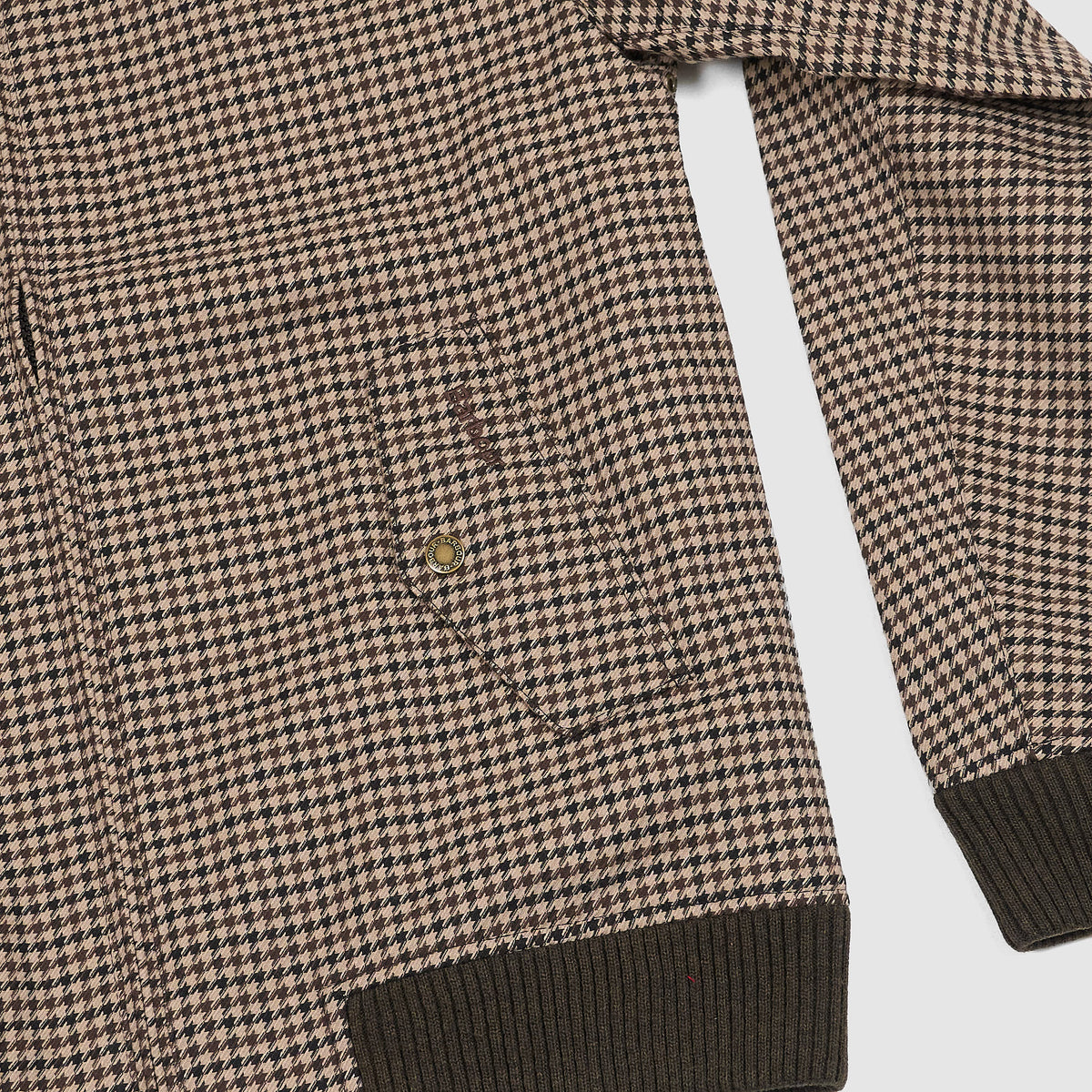 Baracuta x Barbour Porton Showerproof Houndstooth Jacket