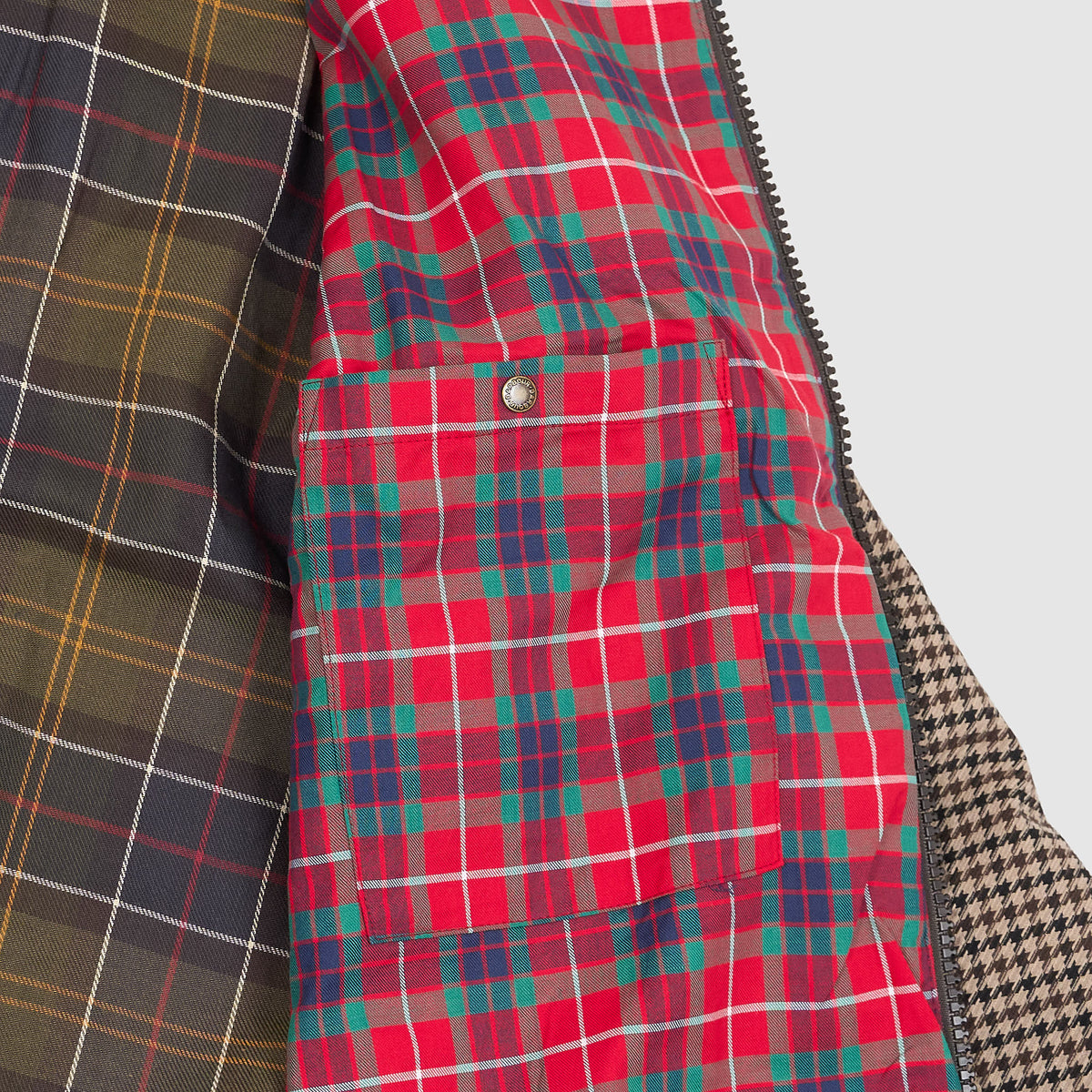 Baracuta x Barbour Porton Showerproof Houndstooth Jacket