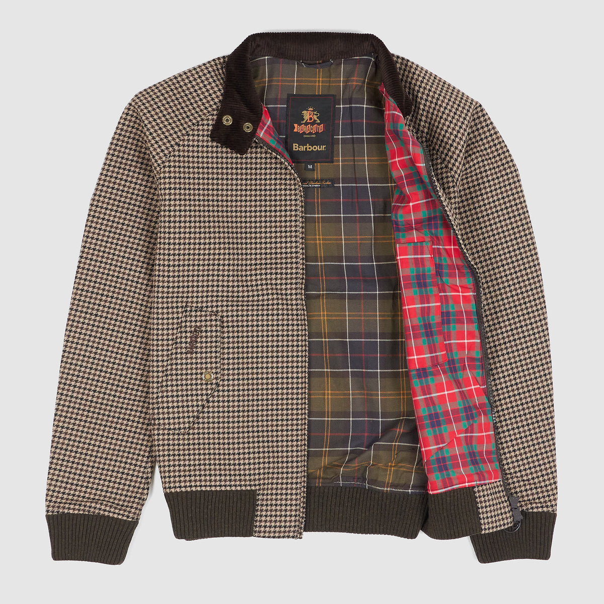 Baracuta x Barbour Porton Showerproof Houndstooth Jacket