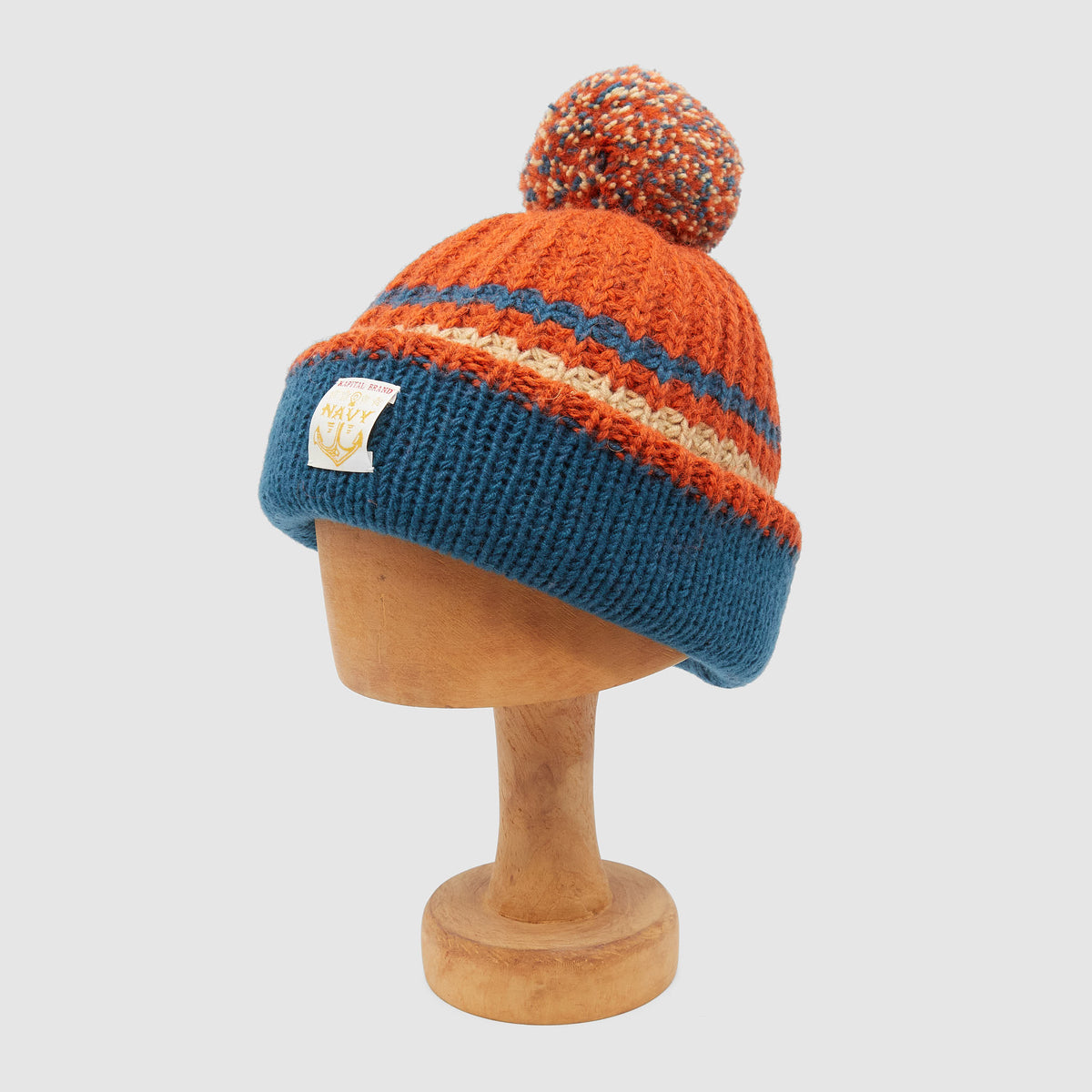 Kapital 3G Wool Cable Knit Beanie