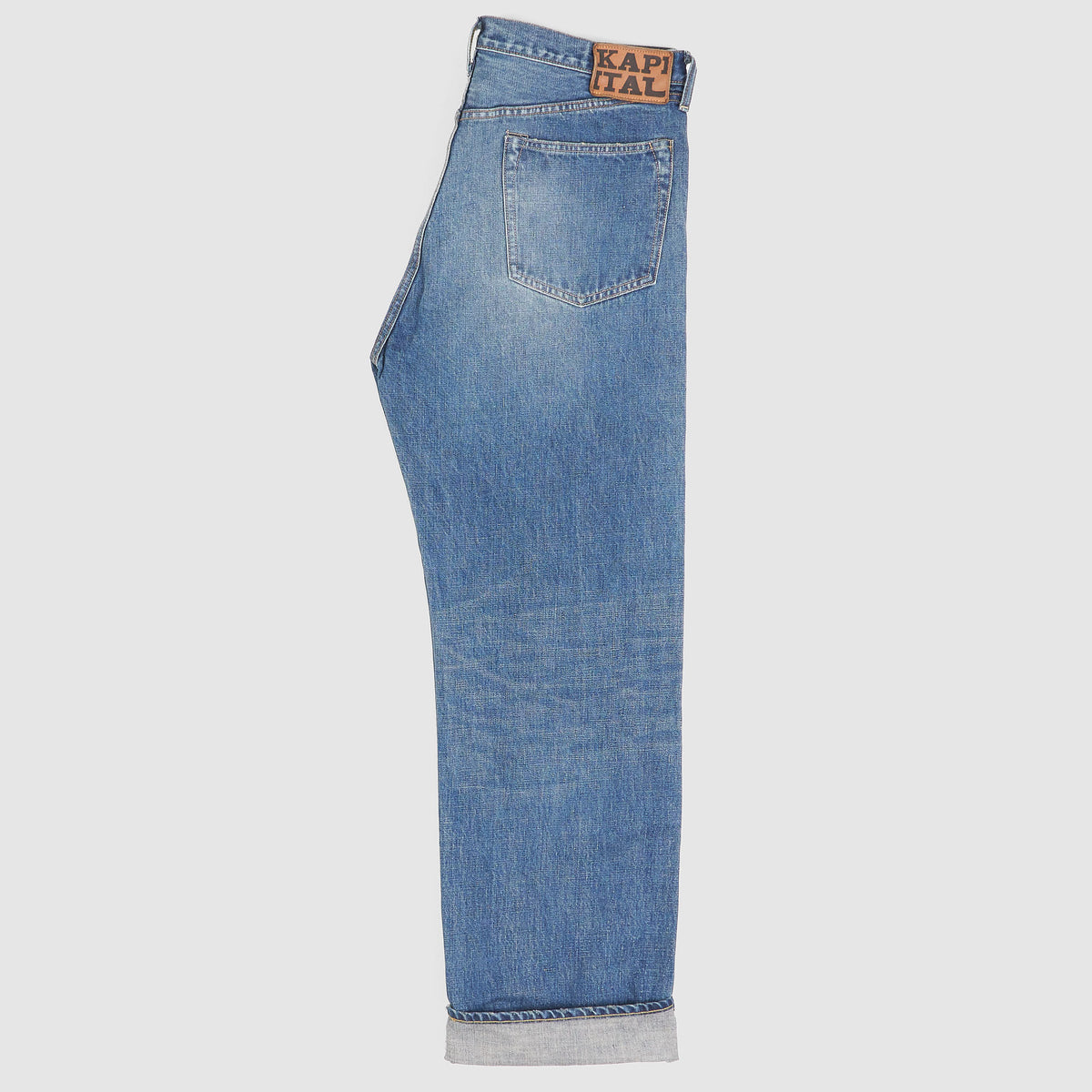 Kapital 5-Pocket 13.5oz Vintage Inspired  Relaxed Straight TH Jeans