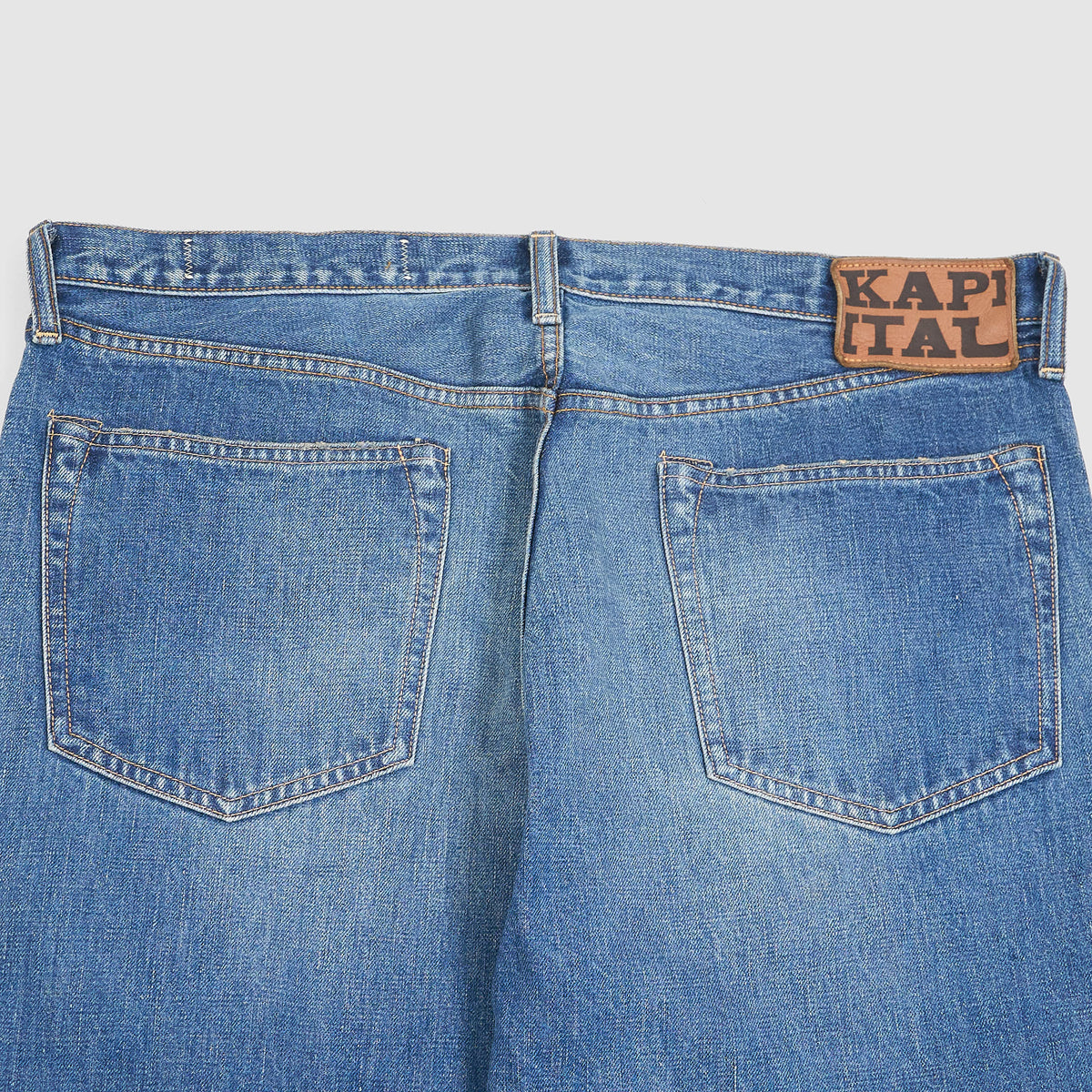 Kapital 5-Pocket 13.5oz Vintage Inspired  Relaxed Straight TH Jeans