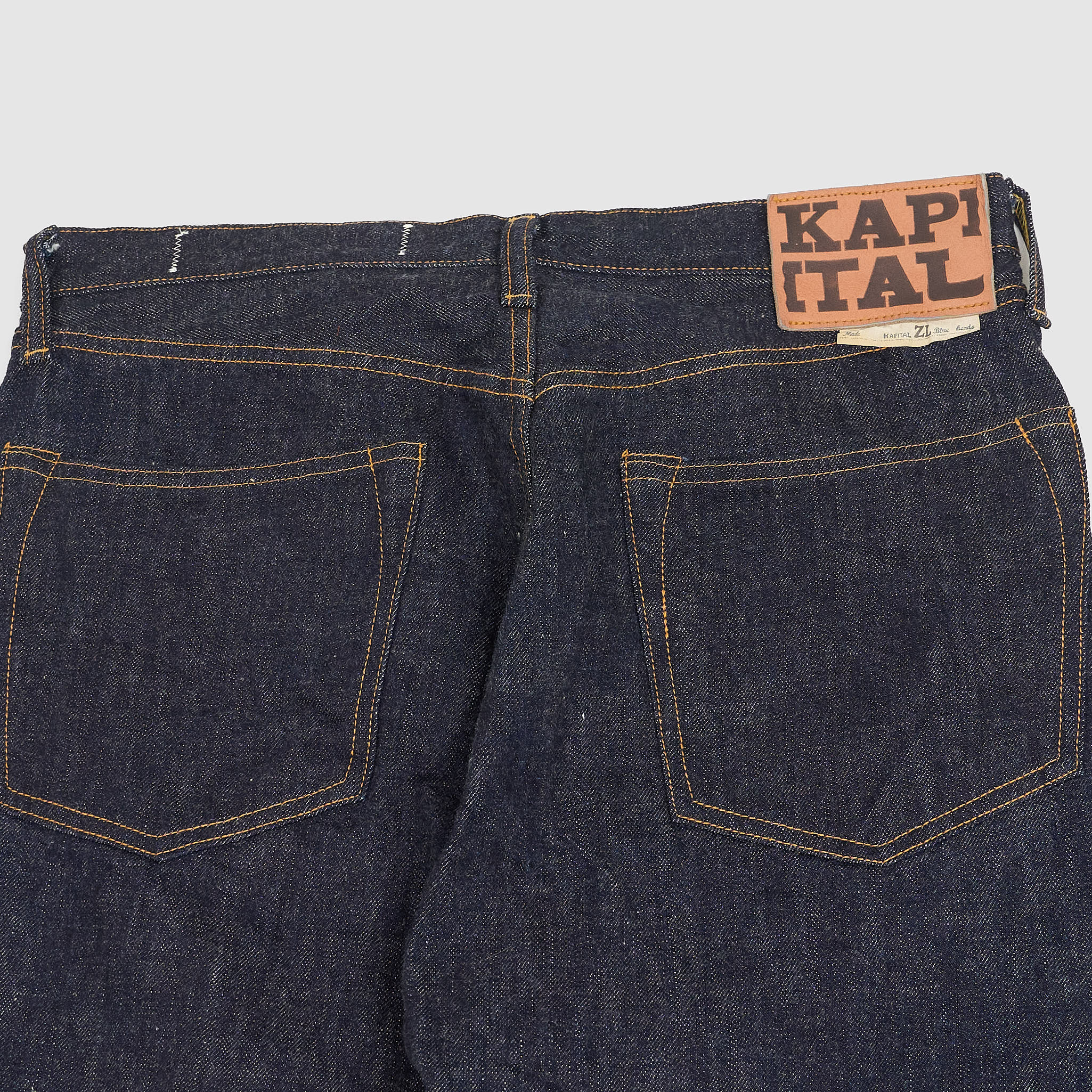 Kapital 5-Pocket 13.5oz Zimbabwe Monkey TH Rinsed Jeans - DeeCee style