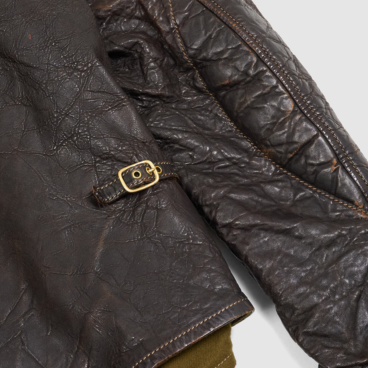 Thedi Leathers Time Worn Biker Jacket