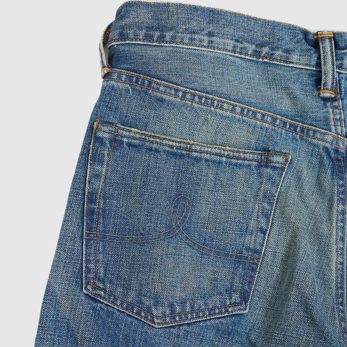 Double RL 5-Pocket Selvedge Straight Leg Jeans