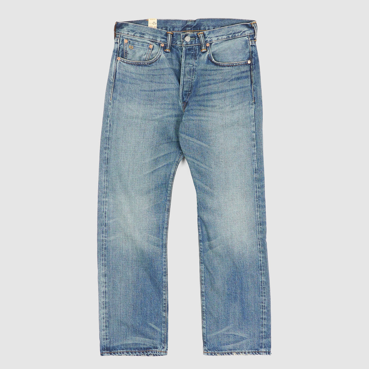 Double RL 5-Pocket Selvedge Straight Leg Jeans