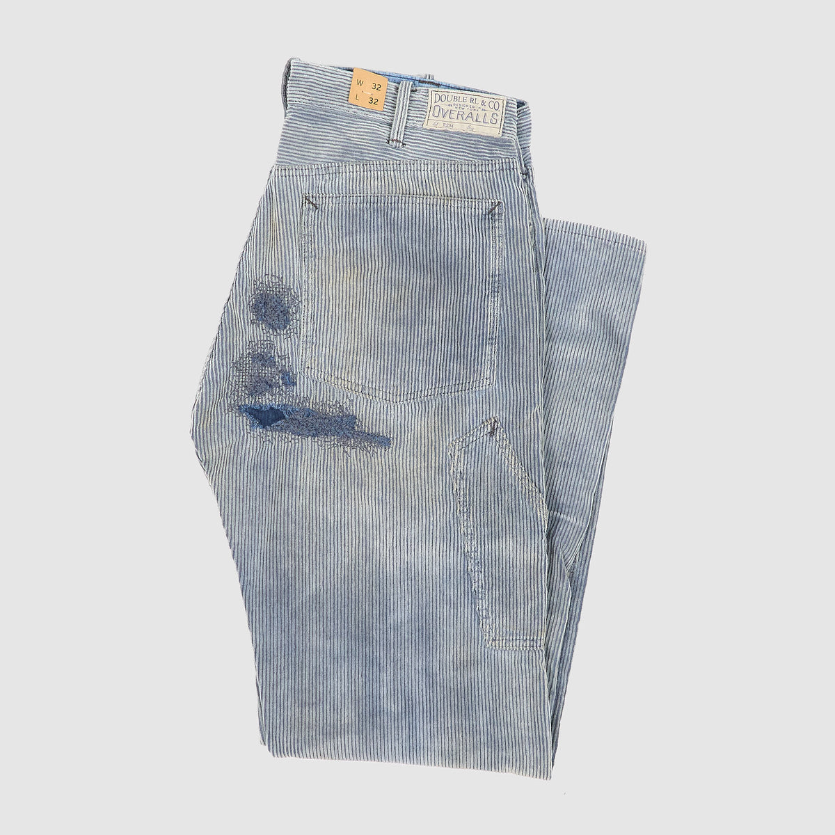 Double RL Repaired Heavy Washed Corduroy Pant