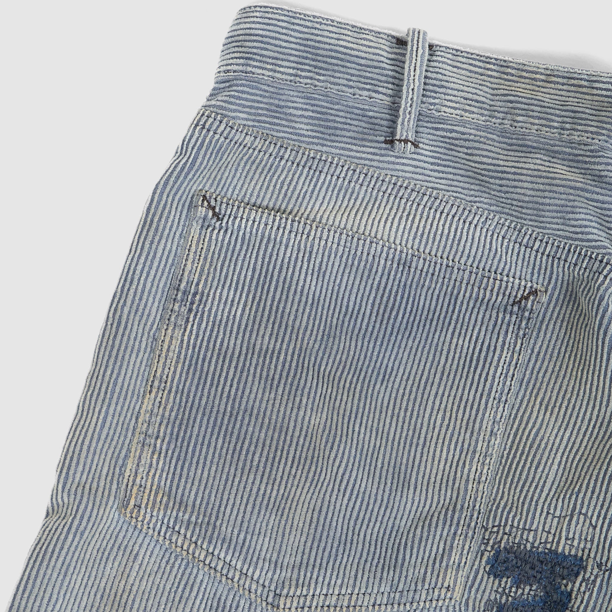 Double RL Repaired Heavy Washed Corduroy Pant - DeeCee style