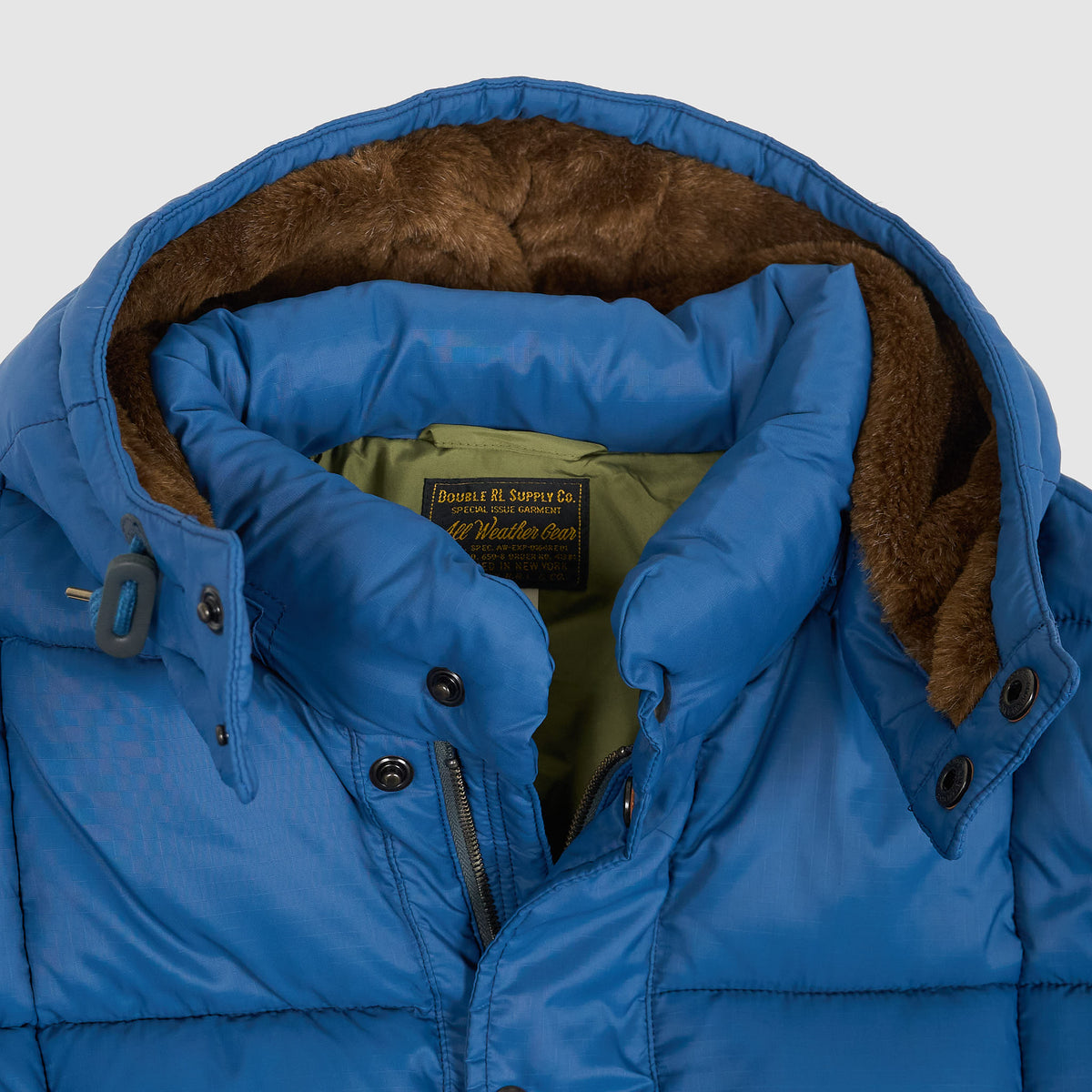 Double RL Quilted Ripstop Jacket with Detachable Hood