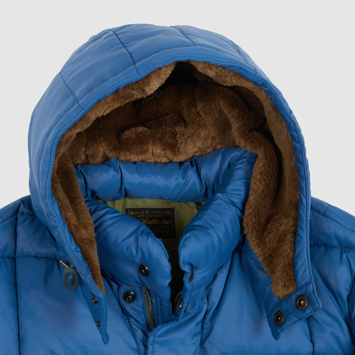 Double RL Quilted Ripstop Jacket with Detachable Hood