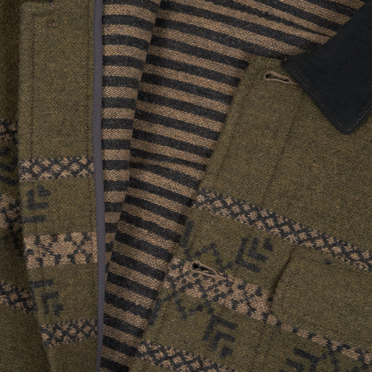 Double RL Double-Faced Overshirt Jacket