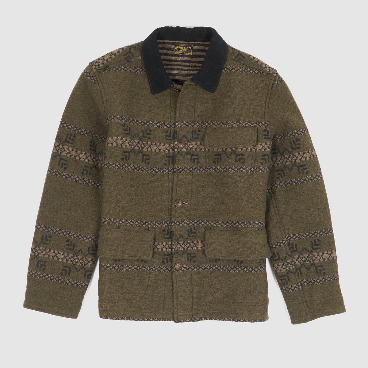 Double RL Double-Faced Overshirt Jacket