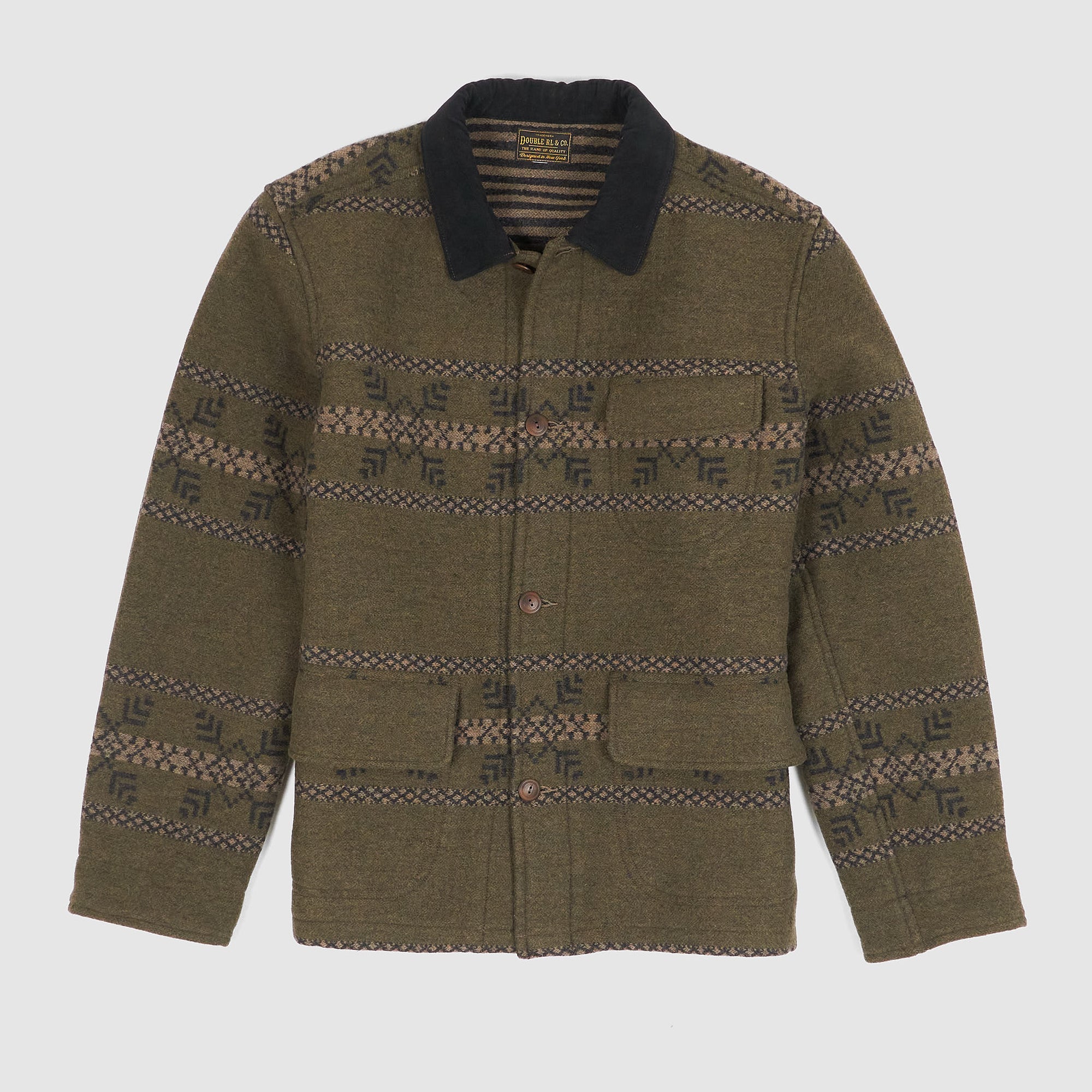 Double RL Double-Faced Overshirt Jacket