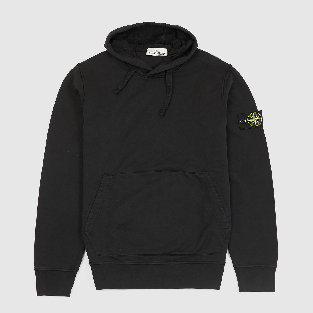 Stone Island Plain Hoodie Sweatshirt