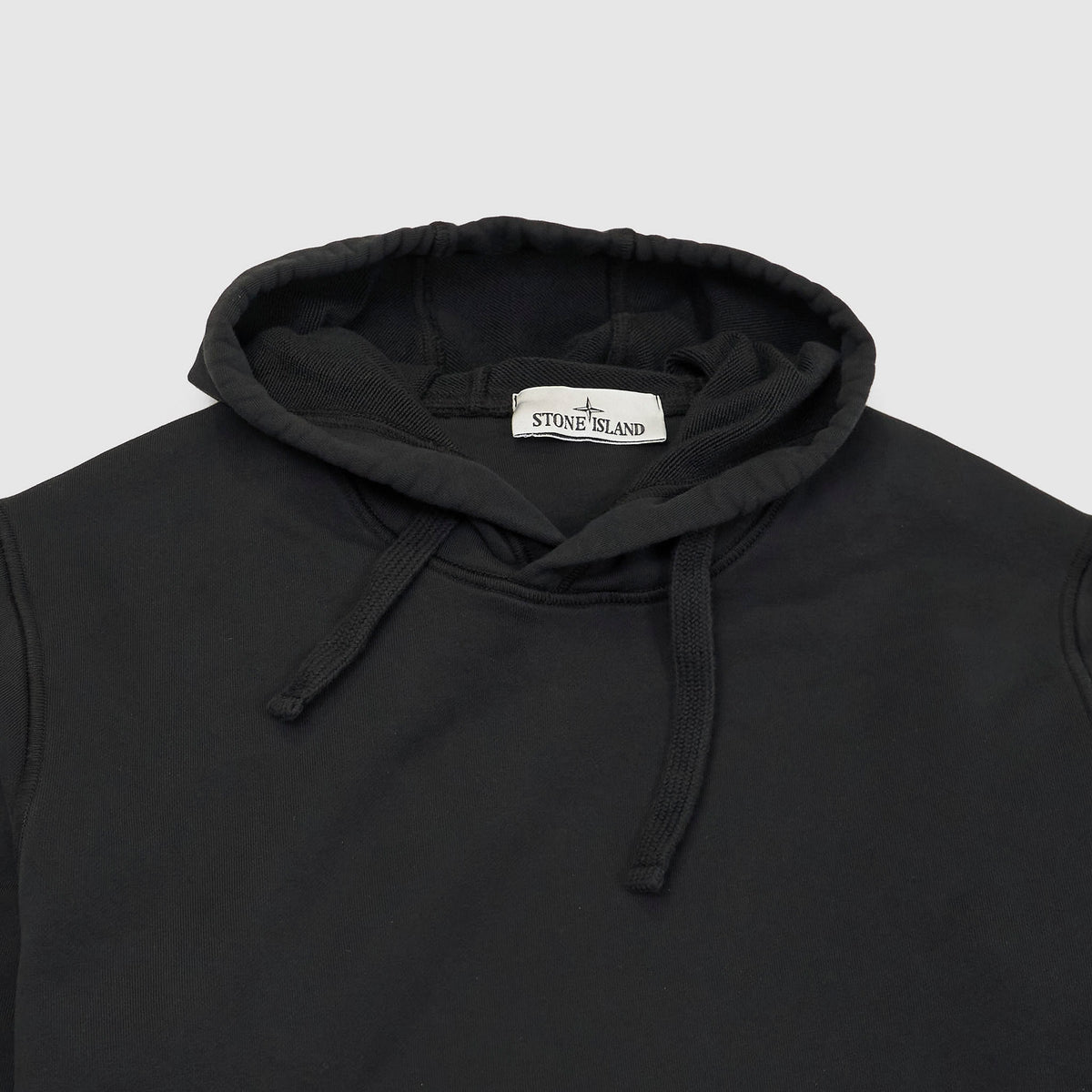 Stone Island Plain Hoodie Sweatshirt