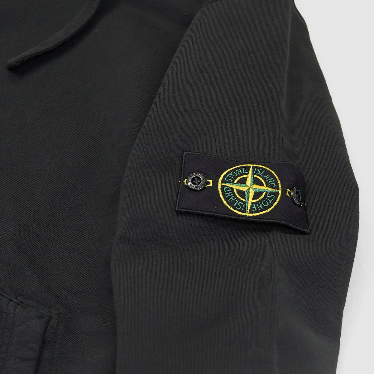 Stone Island Plain Hoodie Sweatshirt