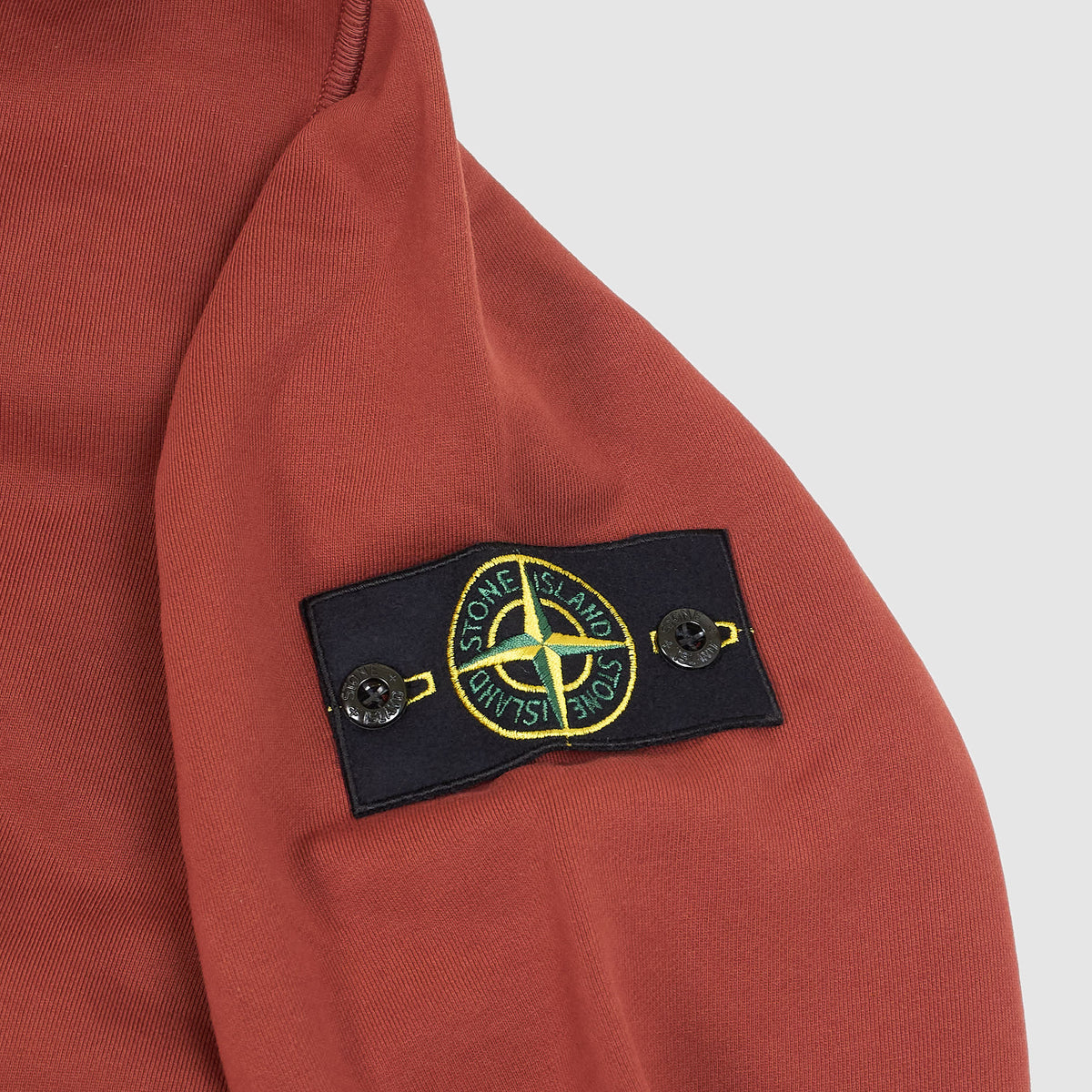 Stone Island Plain Hoodie Sweatshirt