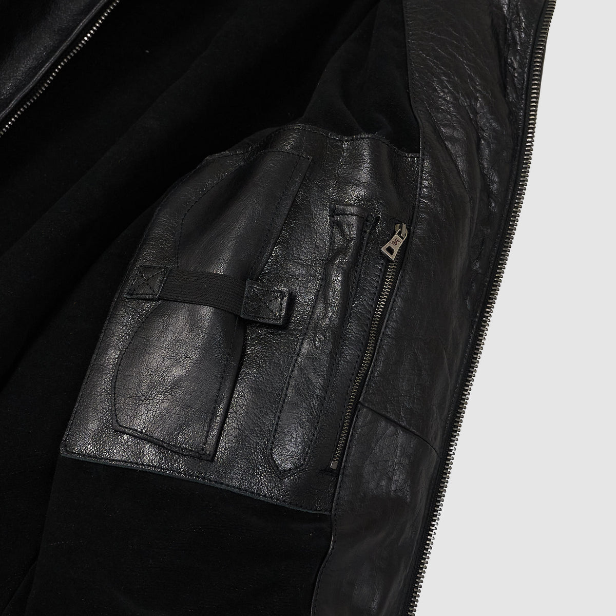 Stewart Buffalo Half Belt Riders Leather Jacket