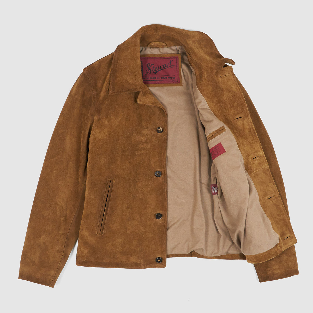 Stewart Rough Suede Car Jacket