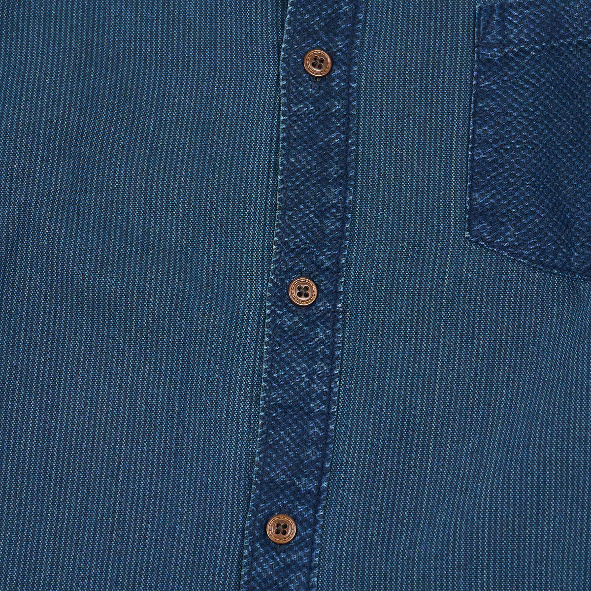 KRM Hidden Stripe Indigo Shirt