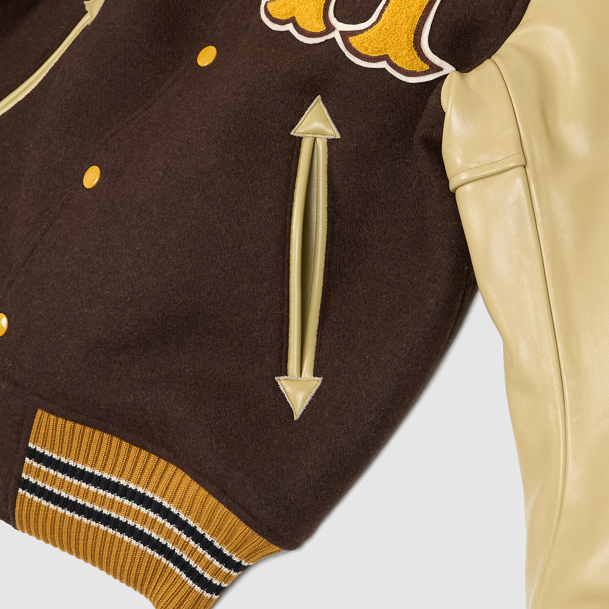 Sugar Cane Whitesville Letterman "Roaring Tiger" Jacket