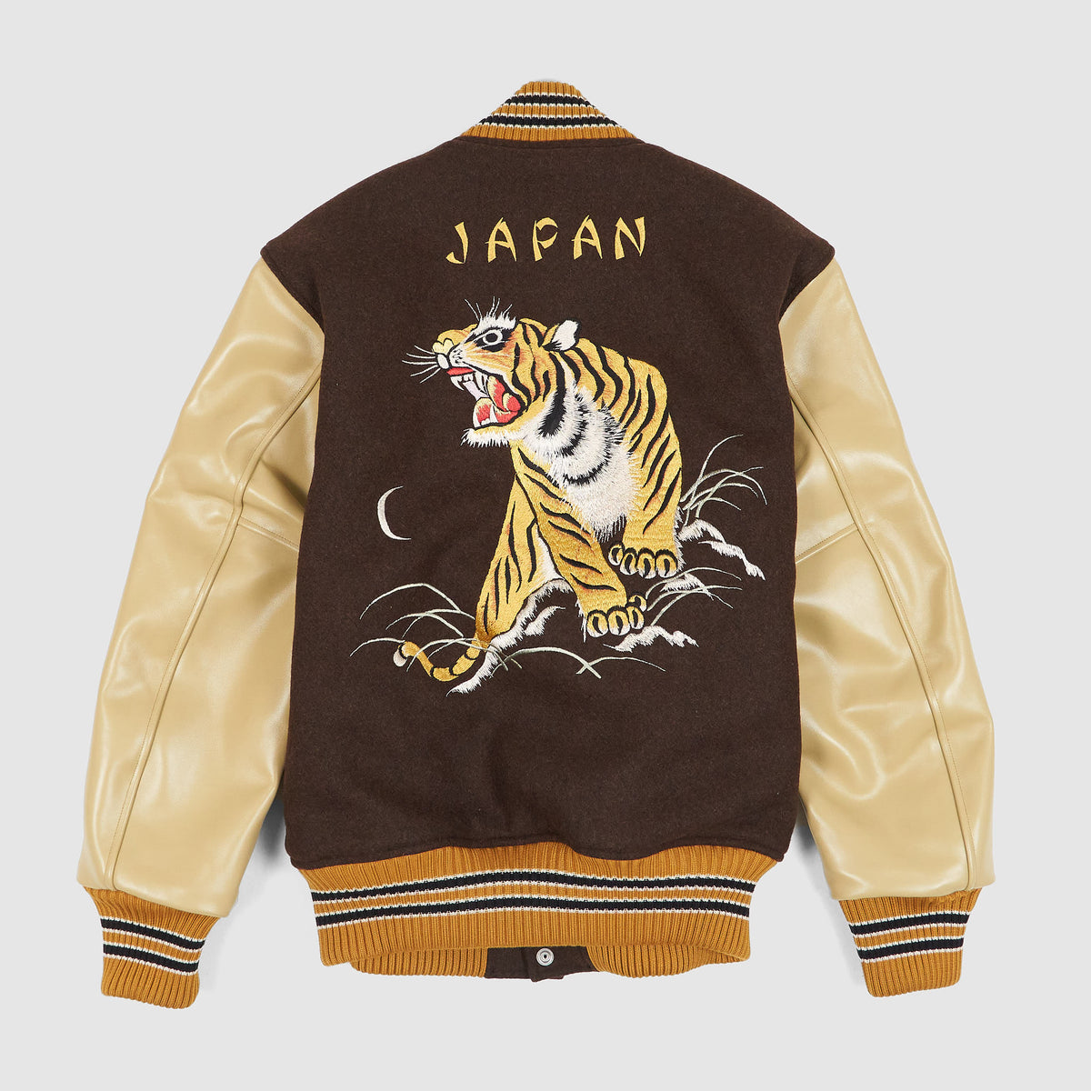 Sugar Cane Whitesville Letterman "Roaring Tiger" Jacket