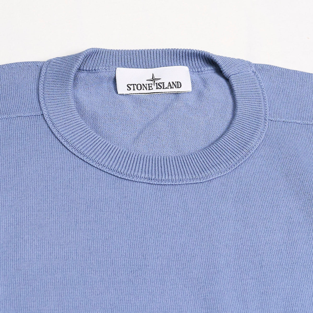 Stone Island Light Knitted Cotton Crew Neck Pullover