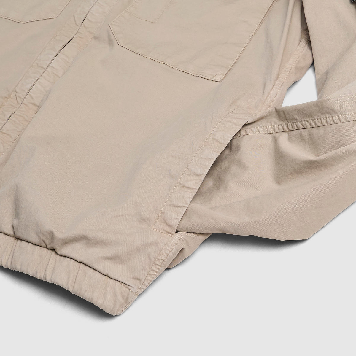 Stone Island Stretch Cotton Twill Hooded Jacket