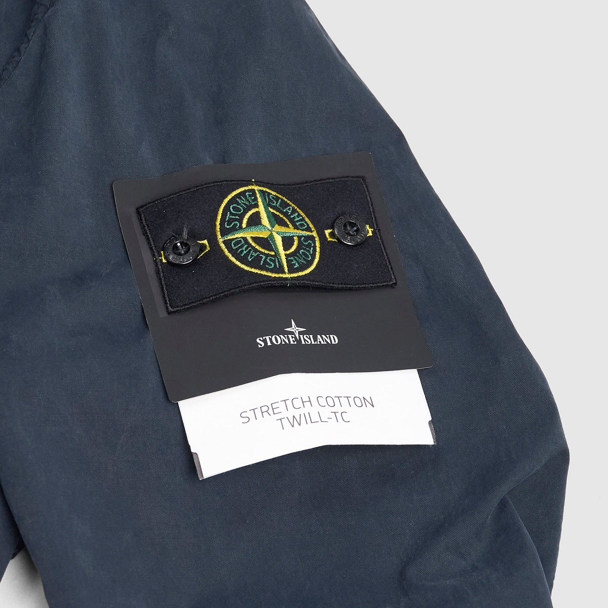 Stone Island Stretch Cotton Twill Hooded Jacket