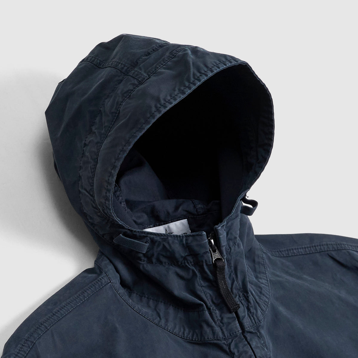 Stone Island Stretch Cotton Twill Hooded Jacket