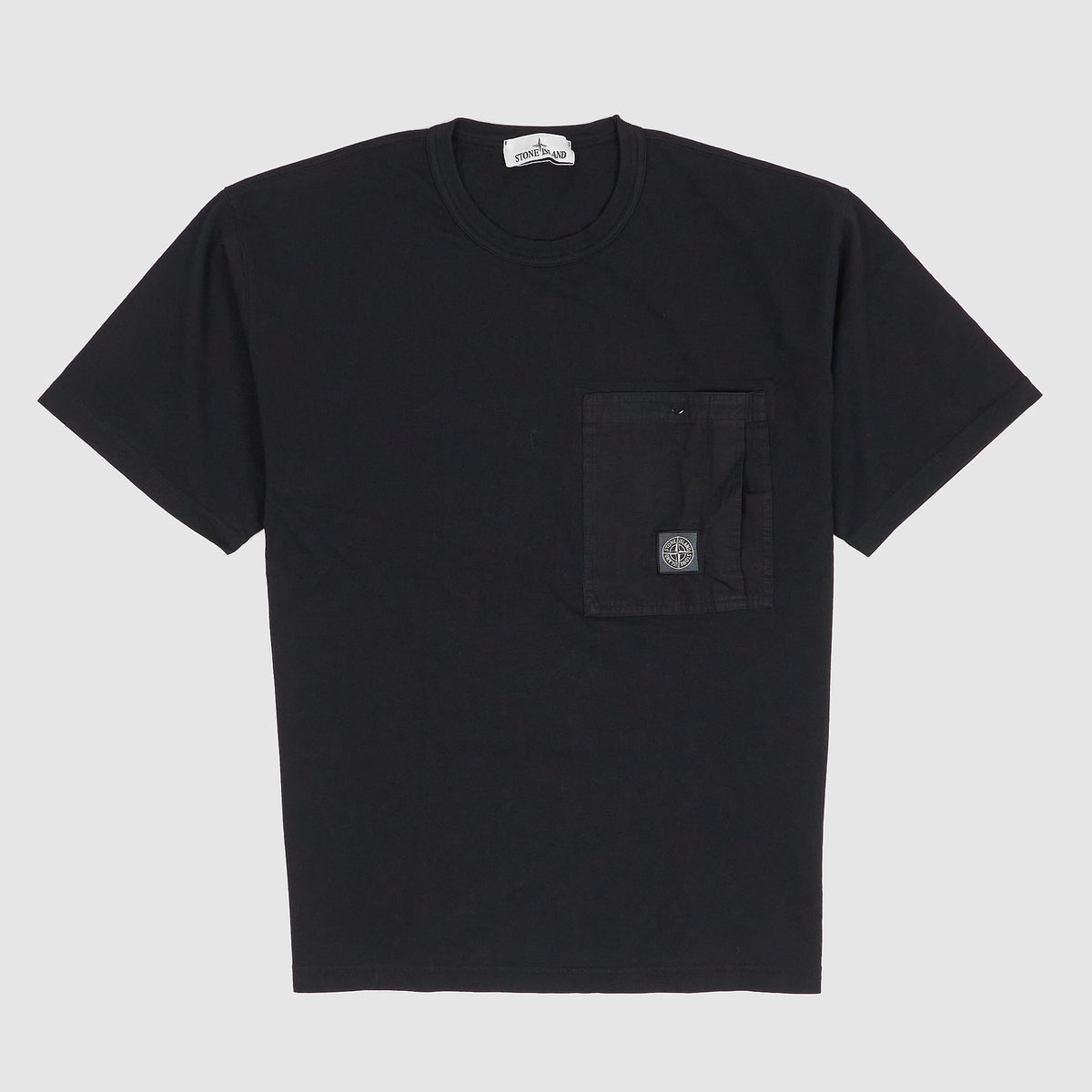Stone Island Crew Neck Big Pocket Small Logo T-Shirt