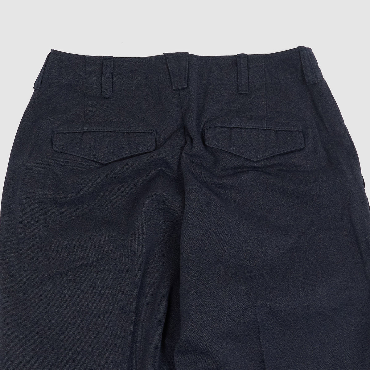 Black Sign Mock Twist Yarn Officer Pant