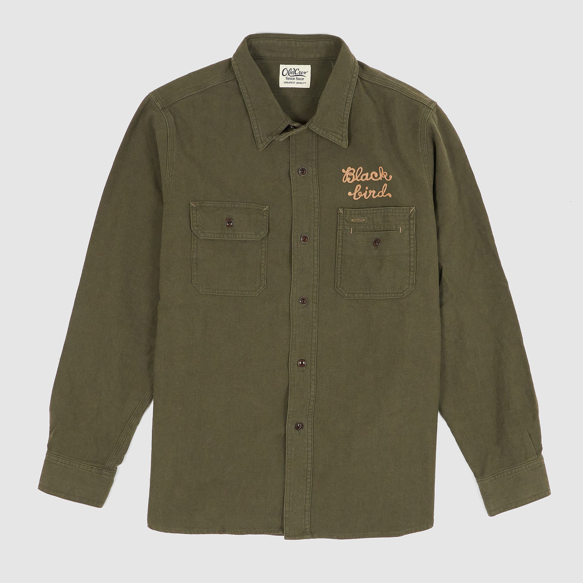 Old Crow Speed Shop by Glad Hand & Co. LA Motorcycle Club Overshirt