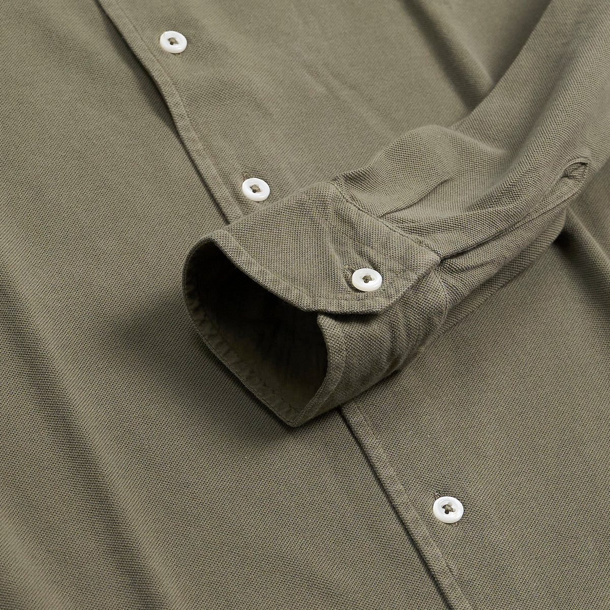 Gran Sasso Long Sleeve Piqué Shirt