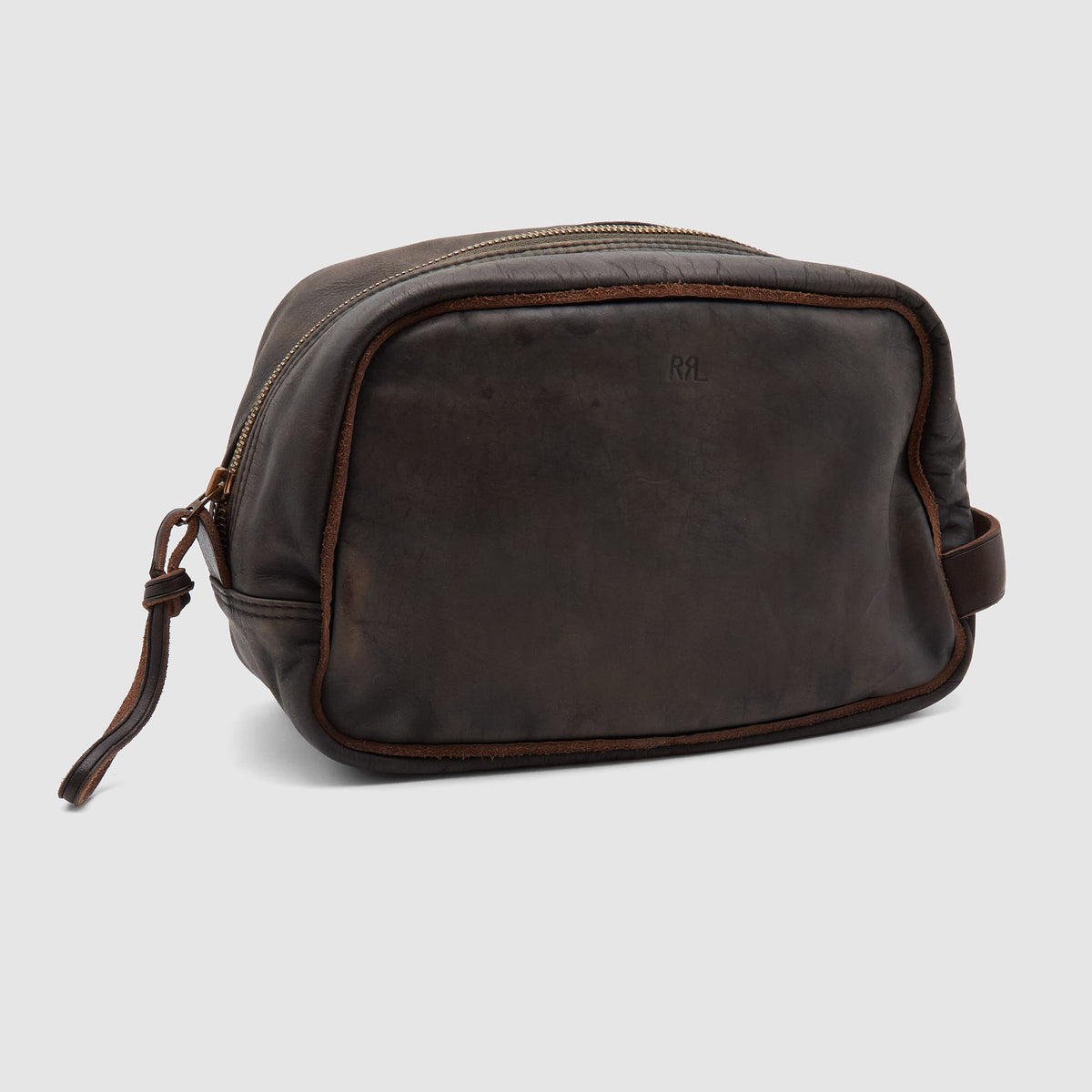Double RL Buffalo Leather Travel Case