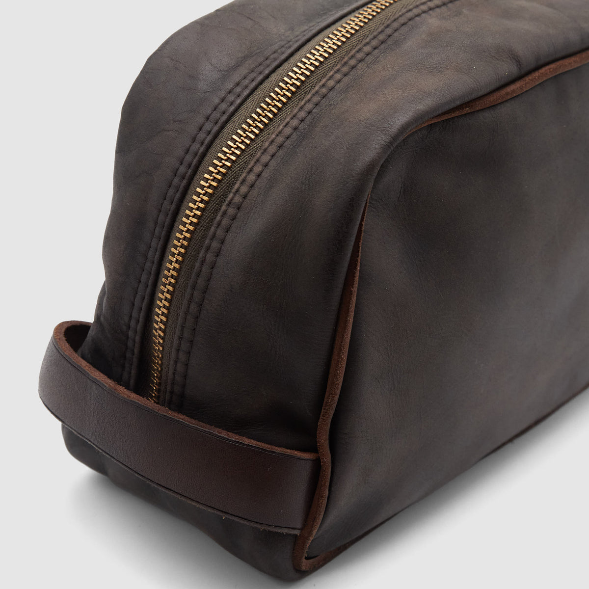 Double RL Buffalo Leather Travel Case
