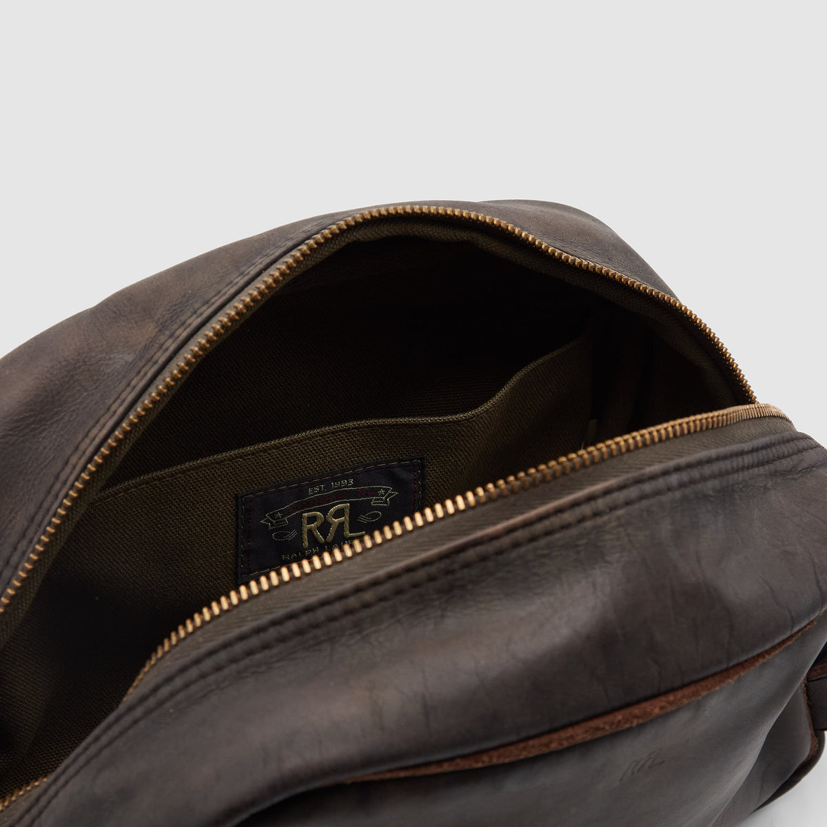 Double RL Buffalo Leather Travel Case