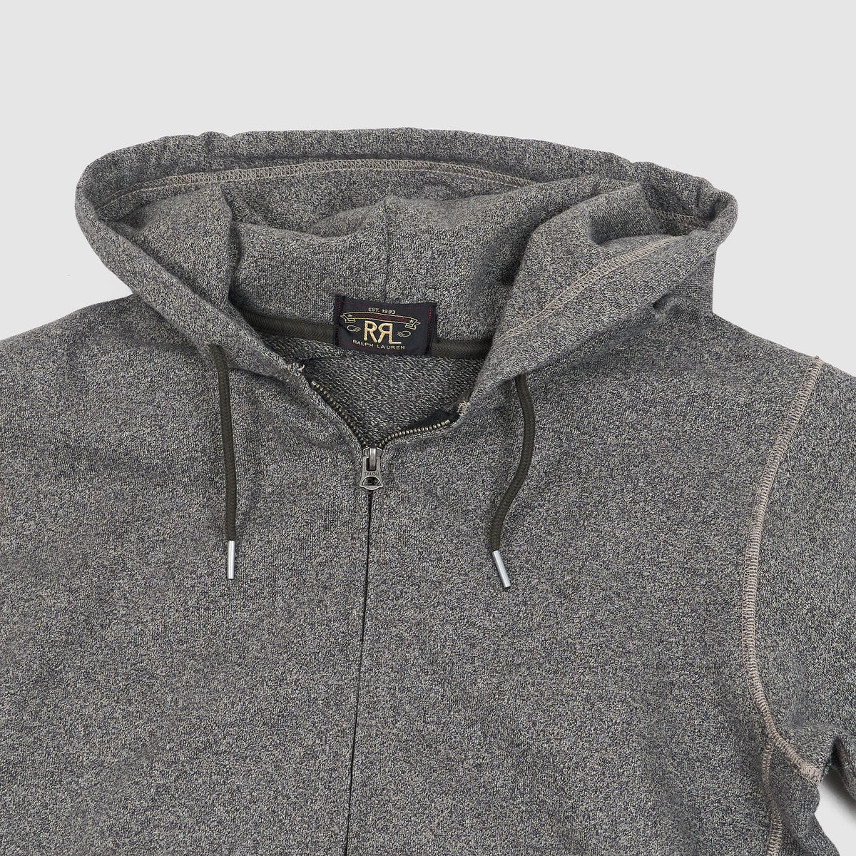 Double RL French Terry Full-Zip Hoodie