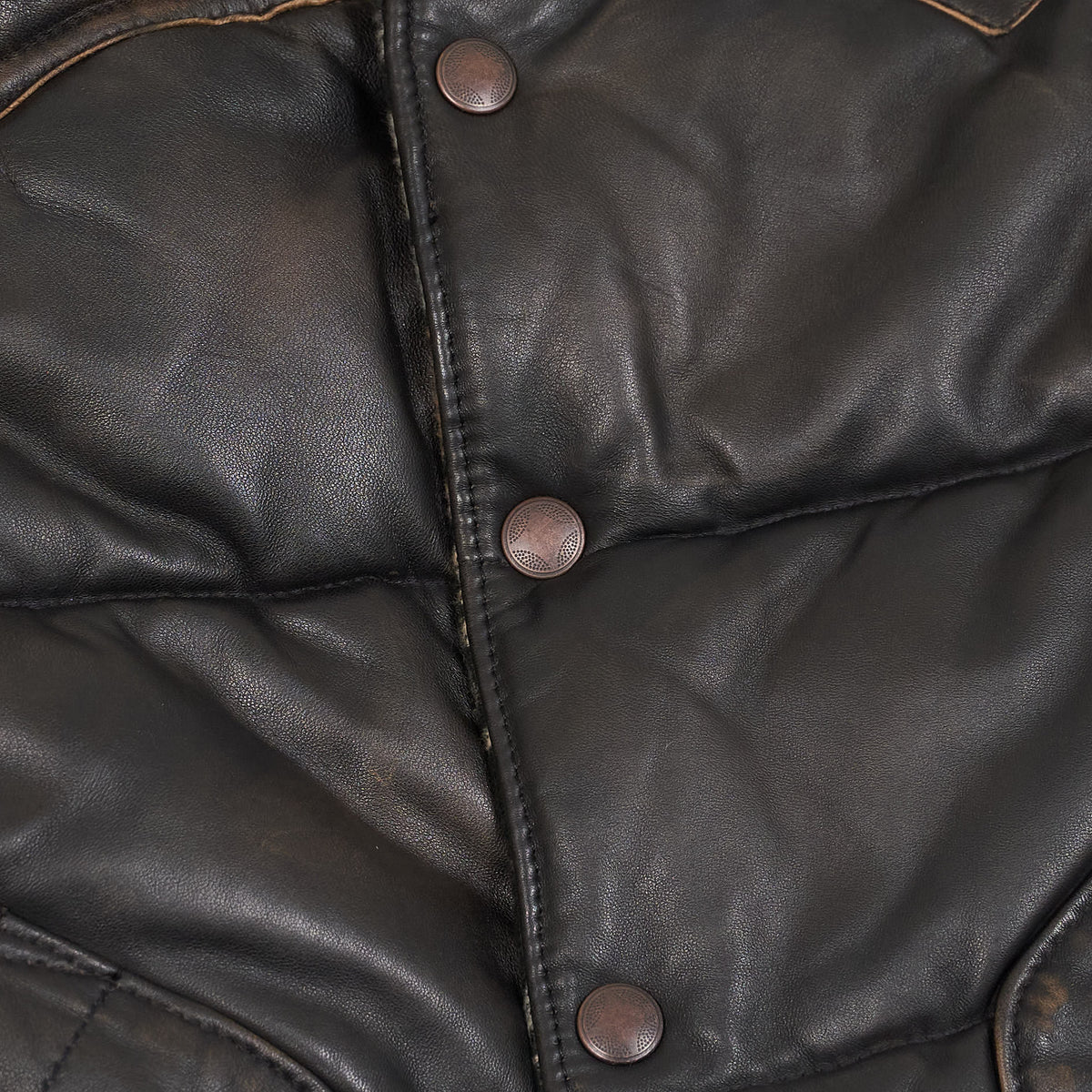 Double RL Reversible Leather-Jacquard Gilet