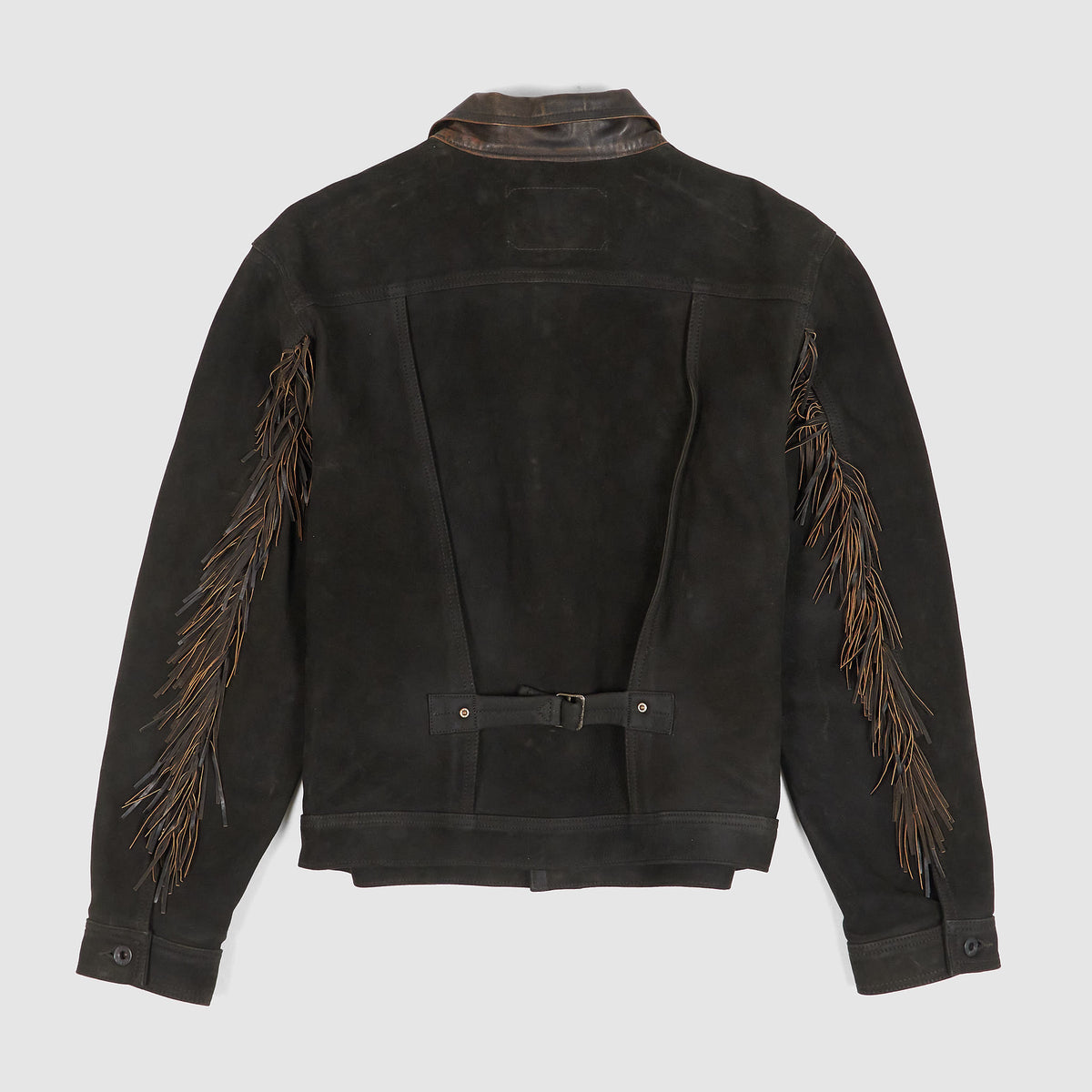 Double RL Suede Vintage inspired Western Leather Jacket